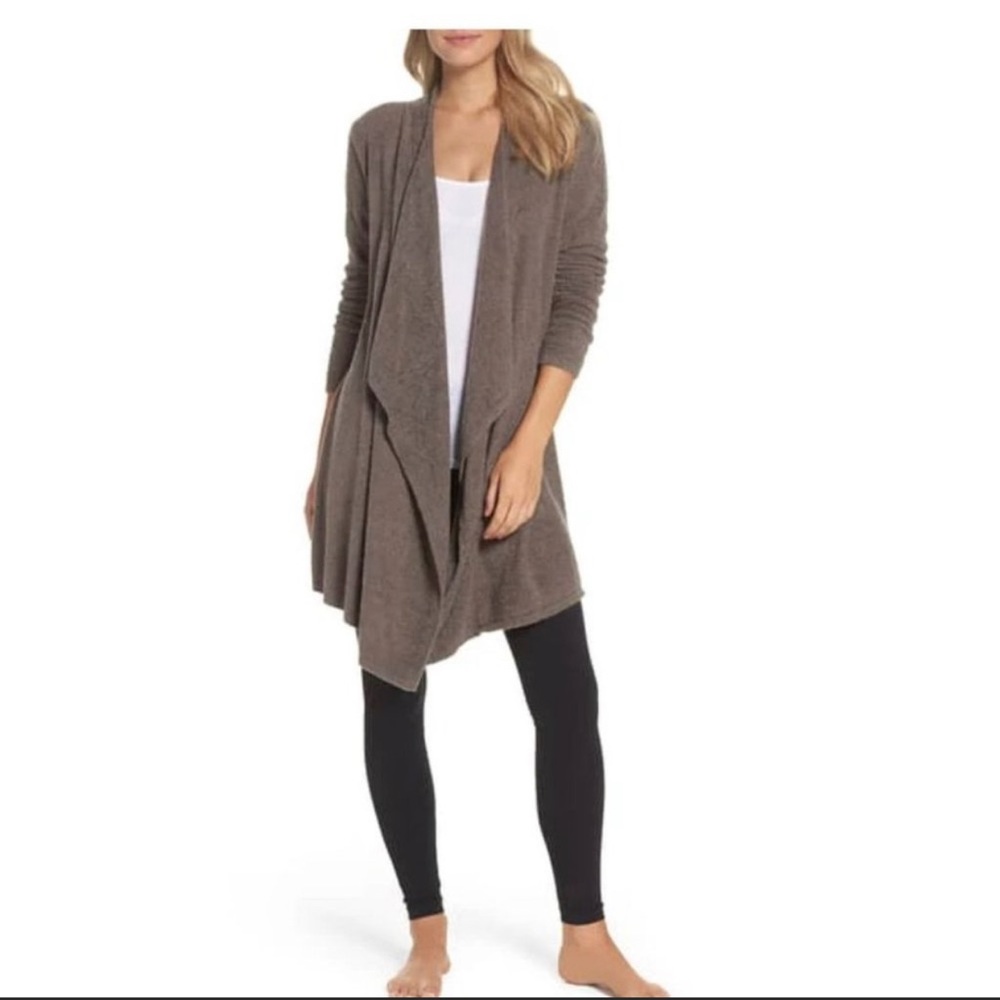 Barefoot Dreams - Brown super cozy cardigan sweater - size 1X
